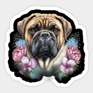 bullmastiff dog lover Sticker